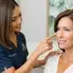 Oahu aesthetician showing patient the best areas of the face Botox injections can enhance.