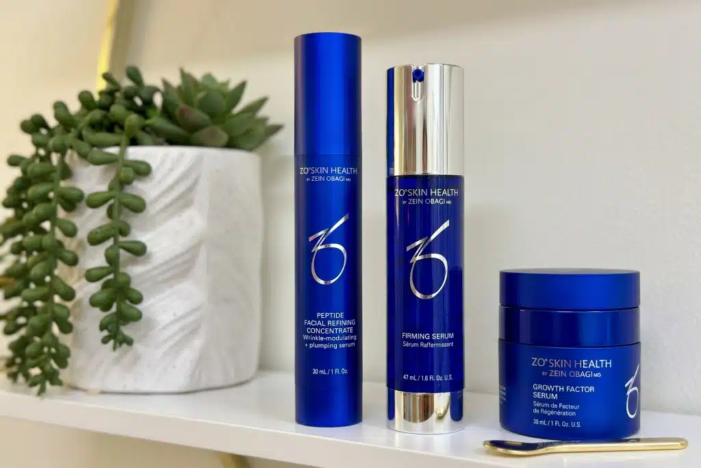 Skin preperation before collagen treatment at a Hawaii collagen clinic. ZO skin health protocol and foundation.